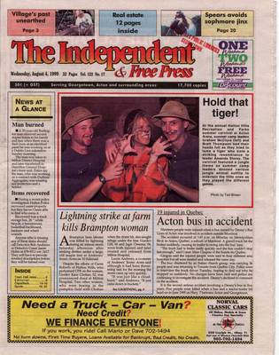 Independent & Free Press (Georgetown, ON), 4 Aug 1999