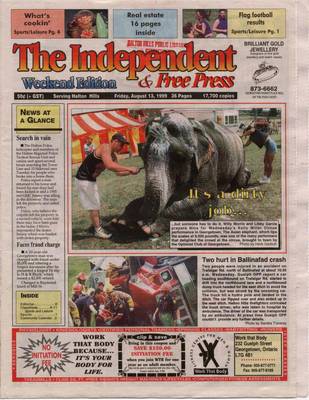 Independent & Free Press (Georgetown, ON), 13 Aug 1999