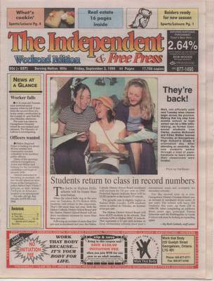 Independent & Free Press (Georgetown, ON), 3 Sep 1999