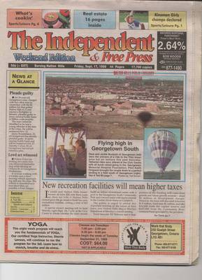 Independent & Free Press (Georgetown, ON), 17 Sep 1999