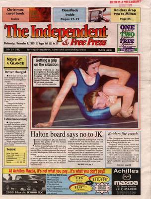 Independent & Free Press (Georgetown, ON), 8 Dec 1999