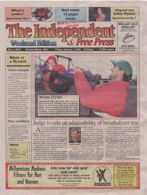 Independent & Free Press (Georgetown, ON), 7 Jan 2000