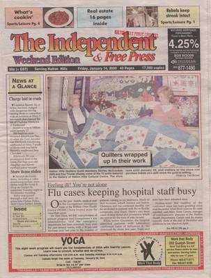 Independent & Free Press (Georgetown, ON), 14 Jan 2000