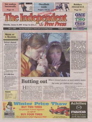 Independent & Free Press (Georgetown, ON), 19 Jan 2000