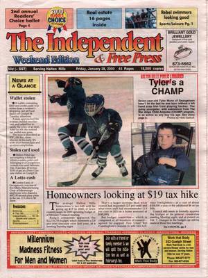 Independent & Free Press (Georgetown, ON), 28 Jan 2000