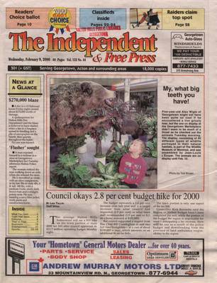 Independent & Free Press (Georgetown, ON), 9 Feb 2000