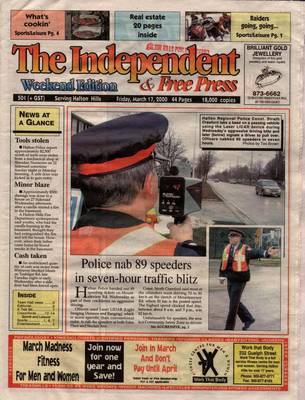 Independent & Free Press (Georgetown, ON), 17 Mar 2000