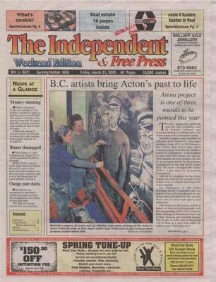 Independent & Free Press (Georgetown, ON), 31 Mar 2000