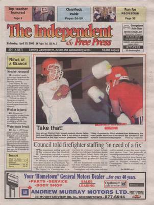 Independent & Free Press (Georgetown, ON), 19 Apr 2000