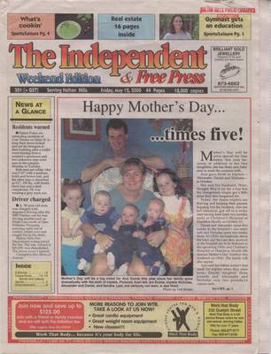 Independent & Free Press (Georgetown, ON), 12 May 2000