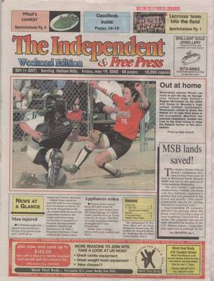 Independent & Free Press (Georgetown, ON), 19 May 2000