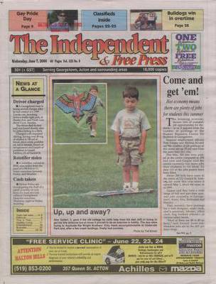 Independent & Free Press (Georgetown, ON), 7 Jun 2000