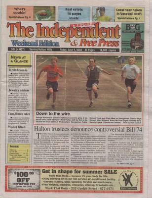 Independent & Free Press (Georgetown, ON), 9 Jun 2000