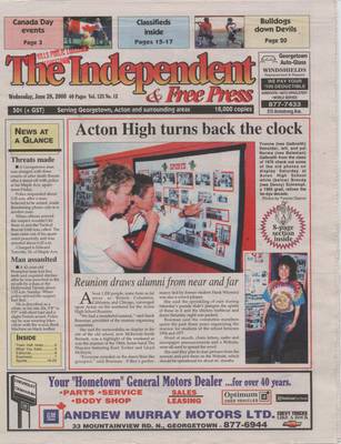 Independent & Free Press (Georgetown, ON), 28 Jun 2000