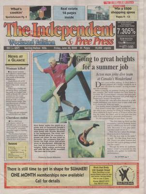 Independent & Free Press (Georgetown, ON), 30 Jun 2000