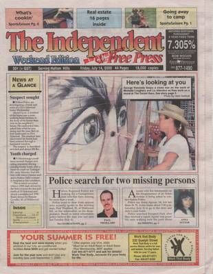 Independent & Free Press (Georgetown, ON), 14 Jul 2000