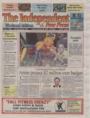 Independent & Free Press (Georgetown, ON), 20 Oct 2000