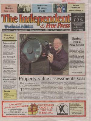 Independent & Free Press (Georgetown, ON), 24 Nov 2000