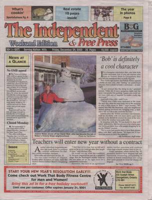 Independent & Free Press (Georgetown, ON), 29 Dec 2000