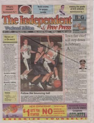 Independent & Free Press (Georgetown, ON), 12 Jan 2001