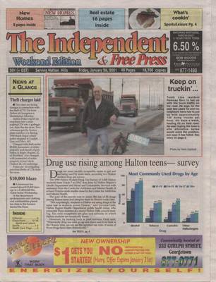 Independent & Free Press (Georgetown, ON), 26 Jan 2001