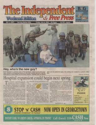 Independent & Free Press (Georgetown, ON), 6 Jul 2001