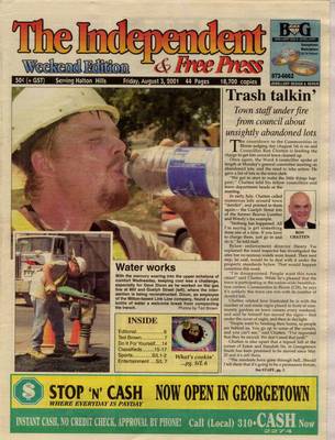 Independent & Free Press (Georgetown, ON), 3 Aug 2001