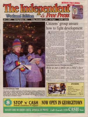 Independent & Free Press (Georgetown, ON), 7 Dec 2001