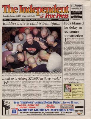 Independent & Free Press (Georgetown, ON), 12 Dec 2001