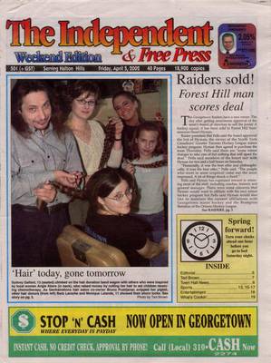 Independent & Free Press (Georgetown, ON), 5 Apr 2002