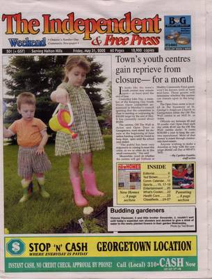 Independent & Free Press (Georgetown, ON), 31 May 2002