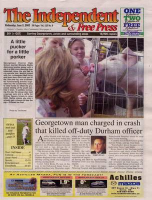 Independent & Free Press (Georgetown, ON), 5 Jun 2002