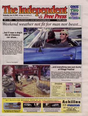 Independent & Free Press (Georgetown, ON), 19 Jun 2002