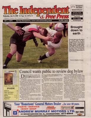 Independent & Free Press (Georgetown, ON), 10 Jul 2002