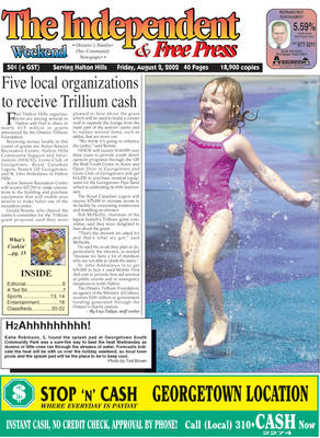 Independent & Free Press (Georgetown, ON), 2 Aug 2002