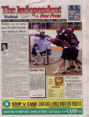 Independent & Free Press (Georgetown, ON), 23 Aug 2002