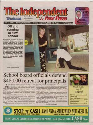 Independent & Free Press (Georgetown, ON), 30 Aug 2002