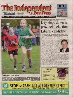 Independent & Free Press (Georgetown, ON), 11 Oct 2002