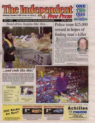 Independent & Free Press (Georgetown, ON), 6 Nov 2002