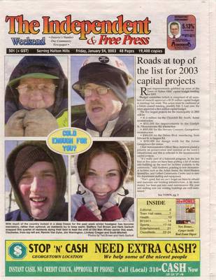 Independent & Free Press (Georgetown, ON), 24 Jan 2003