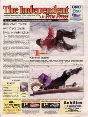 Independent & Free Press (Georgetown, ON), 12 Feb 2003