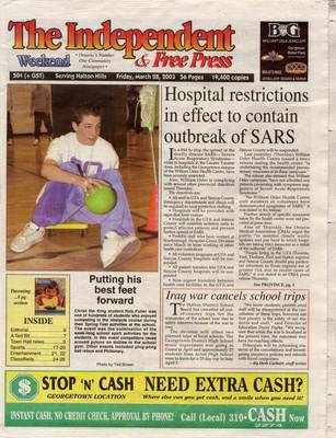 Independent & Free Press (Georgetown, ON), 28 Mar 2003