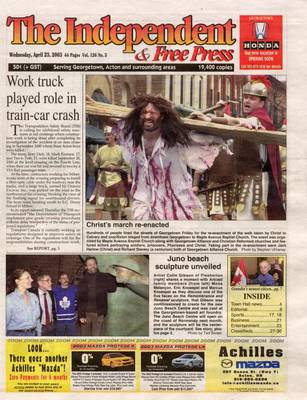 Independent & Free Press (Georgetown, ON), 23 Apr 2003