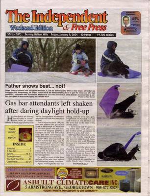 Independent & Free Press (Georgetown, ON), 9 Jan 2004