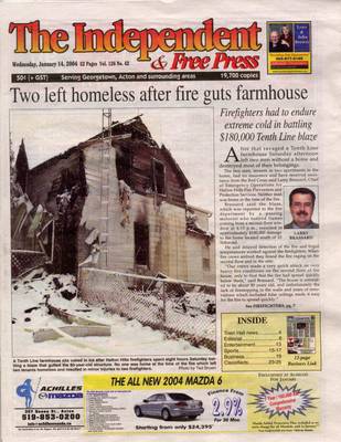 Independent & Free Press (Georgetown, ON), 14 Jan 2004