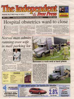 Independent & Free Press (Georgetown, ON), 5 May 2004