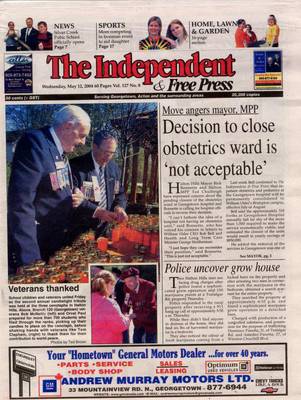 Independent & Free Press (Georgetown, ON), 12 May 2004