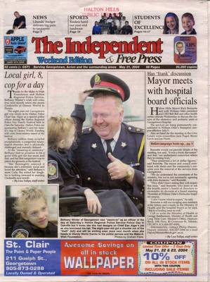 Independent & Free Press (Georgetown, ON), 21 May 2004