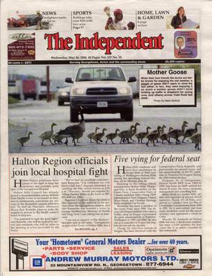 Independent & Free Press (Georgetown, ON), 26 May 2004