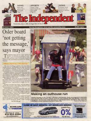 Independent & Free Press (Georgetown, ON), 2 Jun 2004